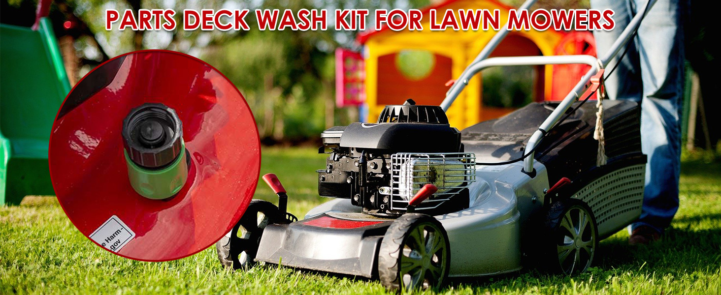 Aolamegs Quick Connect Riding Lawn Mower Deck Wash Kit