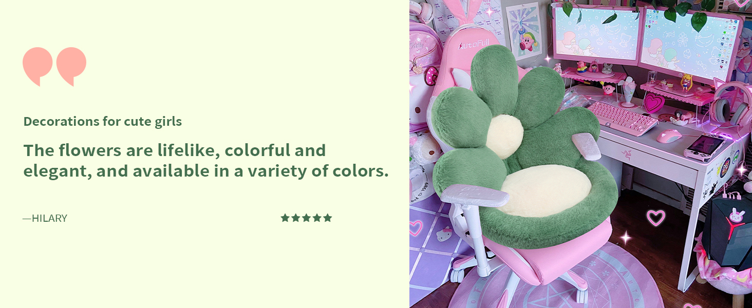 flower chair cushion