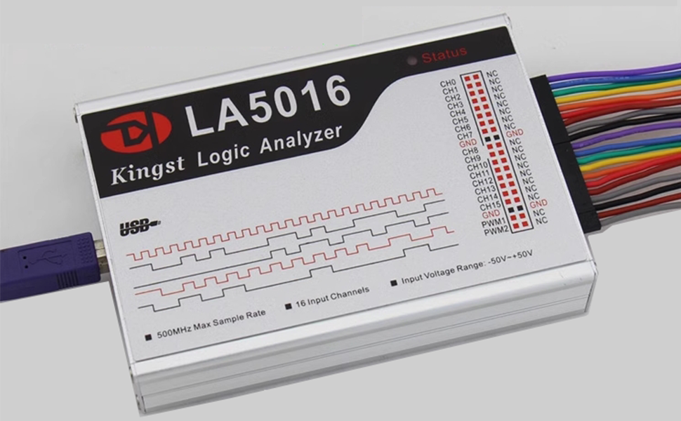 LA5032 USB Logic Analyzer 500M Max Sample Rate,32 Channels