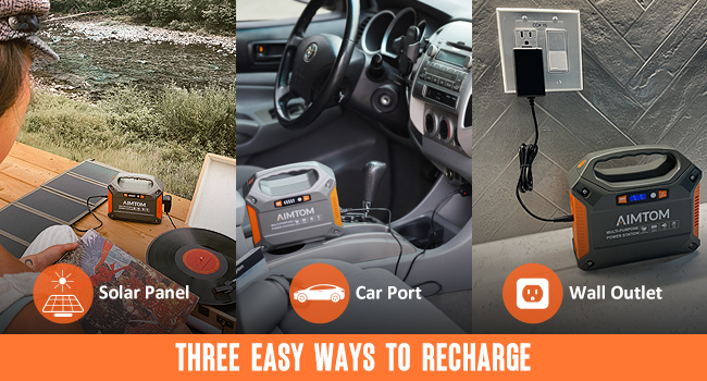 Amazon.com: AIMTOM 155Wh Portable Power Station, 42000mAh