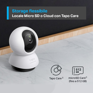 Tapo C220 telecamera di sorveglianza Smart AI Pan/Tilt 2K QHD
