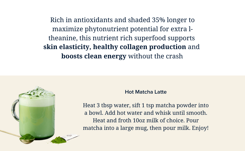 antioxidant amino acid nutrient rich healthy body collagen glowing skin hydrate caffeine delicious