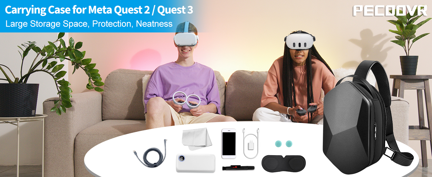meta quest 3 case hard shell
