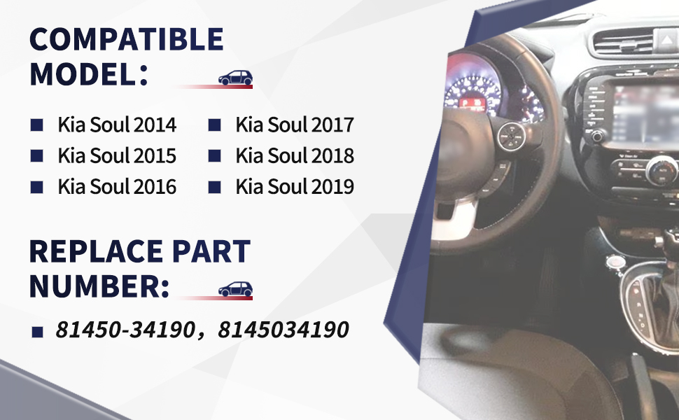 Magimaker Illuminated Ignition Switch Lock Cylinder with 2