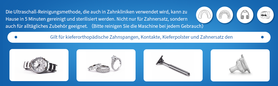 Ultraschall-Prothesenreiniger