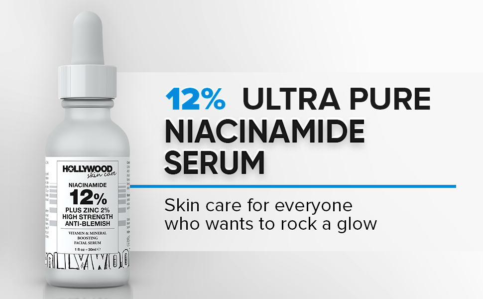 Niacinamide 12% Zinc 2% Serum for Face Pore Reducing Face Serum Minimizes Large Pores