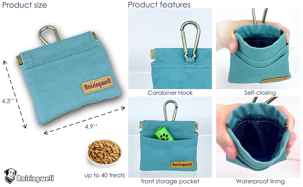 Raisingwell Dog Treat Pouch A+ 02