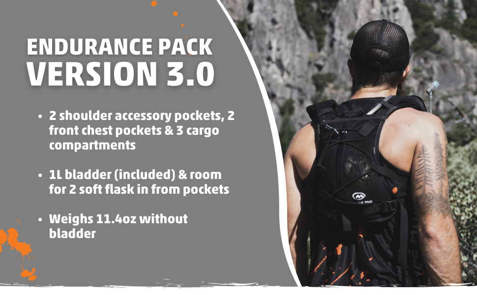 Endurance Pack V3.0 Ideal for running and biking