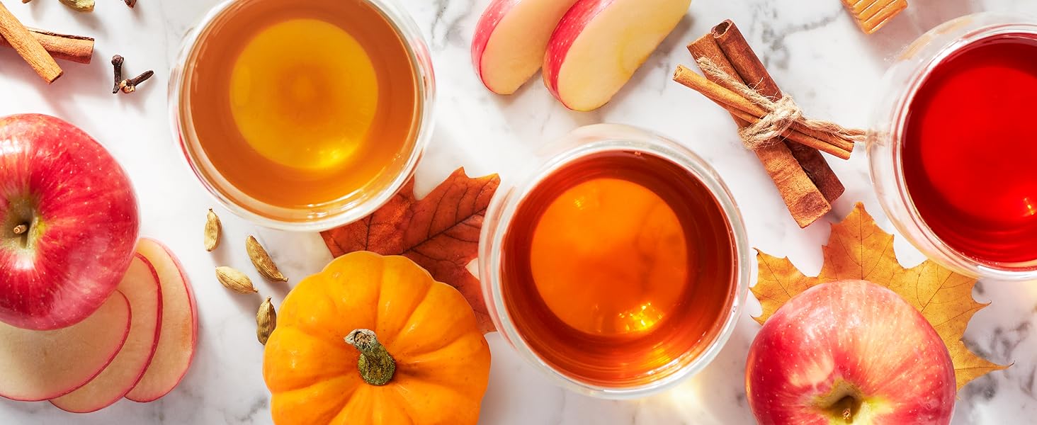 Premium Pumpkin and Apple Teas