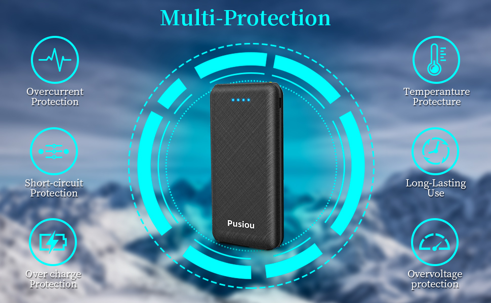 Power Bank Portable Charger 30000mAh Battery Pack Charger Camping Waterproof External Backup