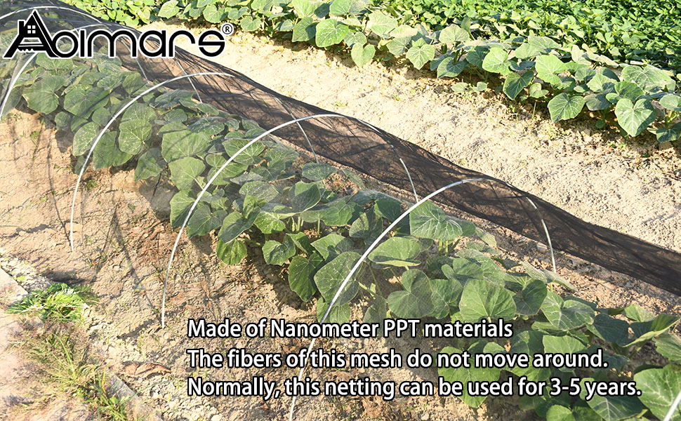 Abimars Thicker Garden Insect Mesh Netting, 2 x 10m Ultra Fine Plant