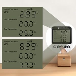 Digital Thermostat Temperature Controller Controlled Outlet Plug Day Night Timer 120V Sensor Probe