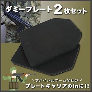 Amazon | [GJTr] ダミープレート アーマープレート タクティカルベスト