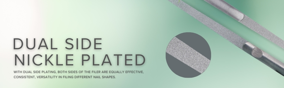 stainless steel nail filer