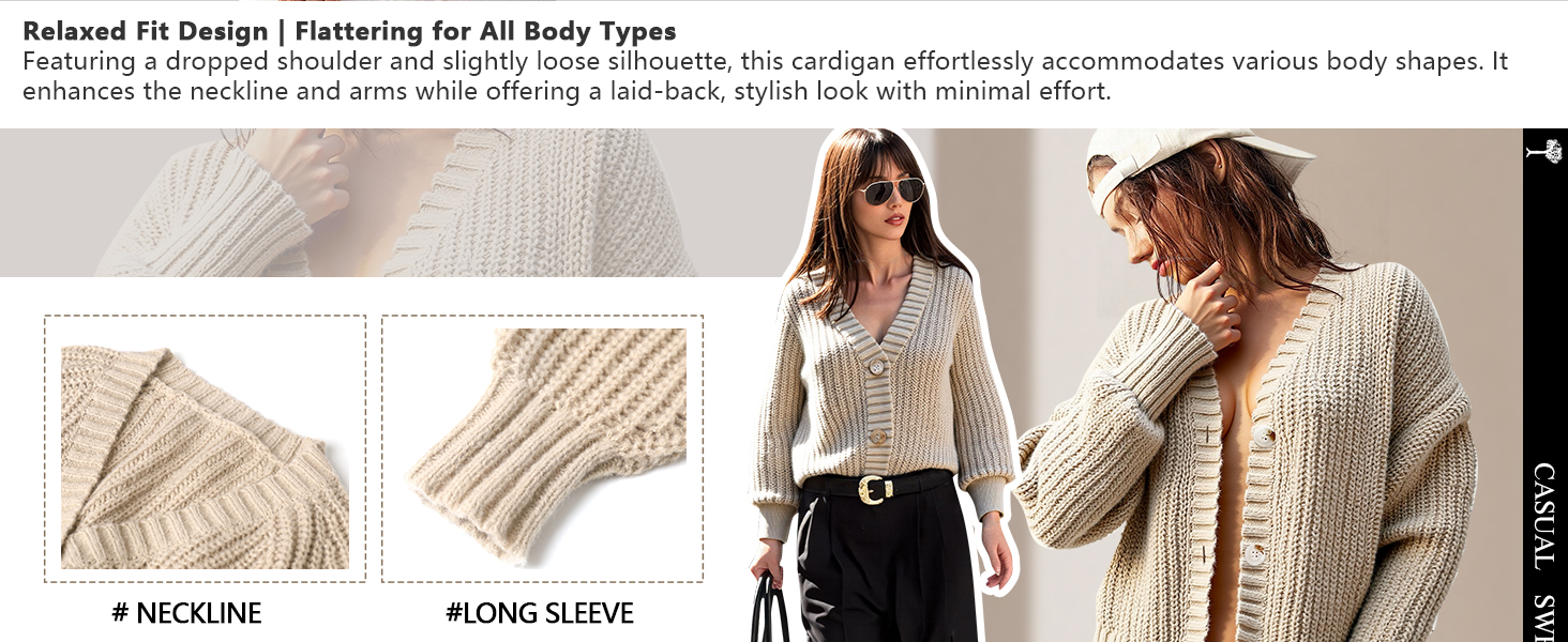 Women’s Chunky Knit Cardigan