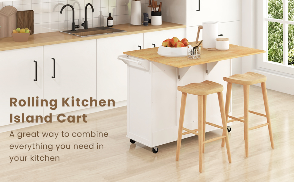 kitchen island on wheels, kitchen island with storage, rolling kitchen island