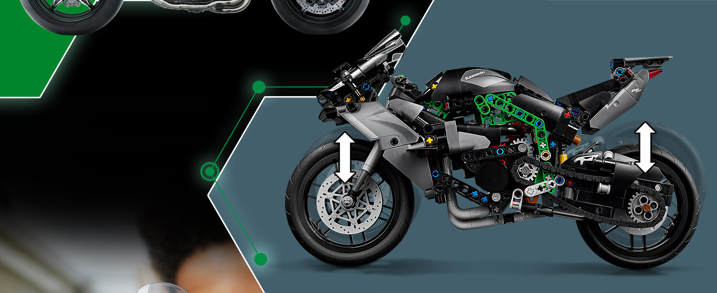 42170_Premium A+ lego technic moto kawasaki ninja promo