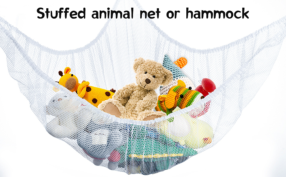 84 Inch Stuffed Animal Storage Hanging Net Toy Storage Hammock Hanging