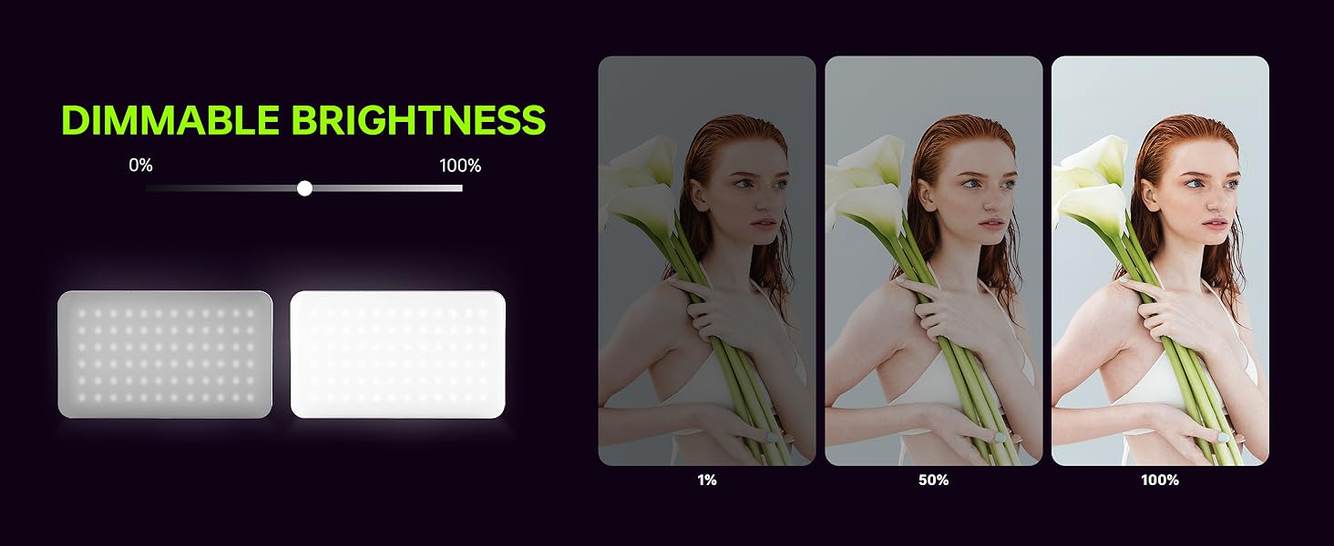 VILTROX Magnetic RGB Video Light 360° Full Color Portable LED Camera Light Panel