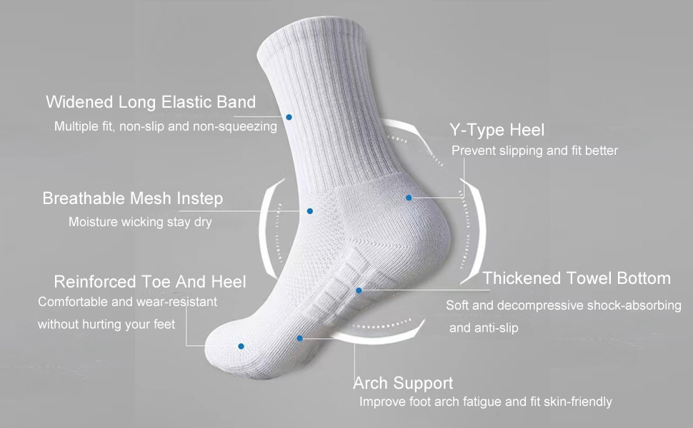 white ankle socks for men