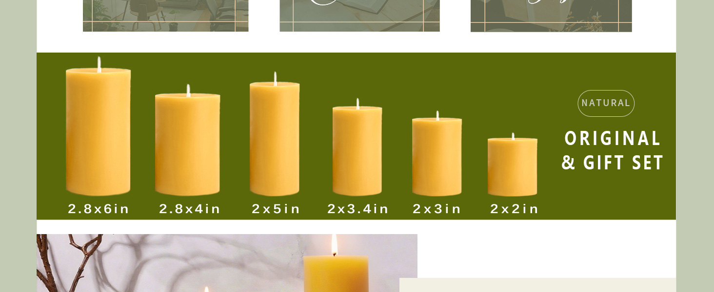 pure beeswax candles