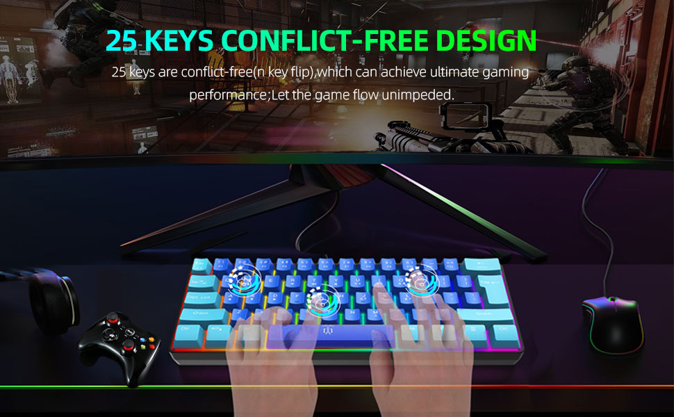 small gaming keyboard