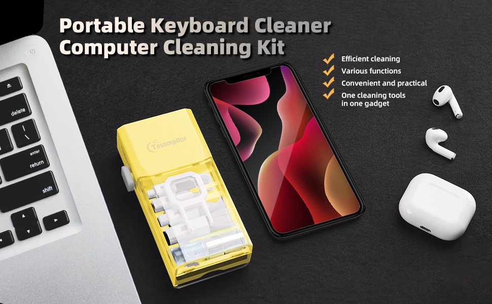 Laptop Screen Keyboard Cleaner Kit, Electronics Cleaning Tool for MacBook iPad