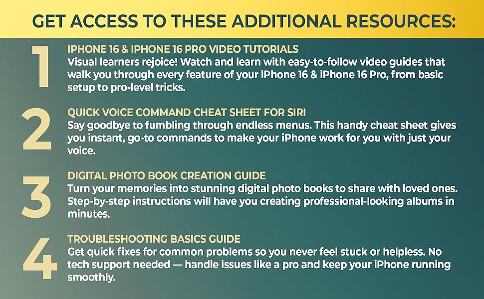 GET ACCESS TO THESE ADDITIONAL RESOURCES