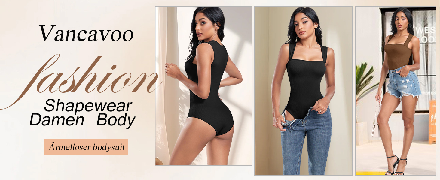 Vancavoo Shapewear Damen Body