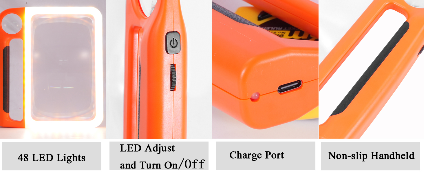 magnifier with light