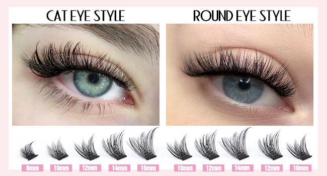 cluster lashes wispy cluster lashes d curl cluster lashes c curl cluster lashes individual 