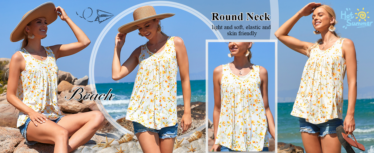 long tank tops for women