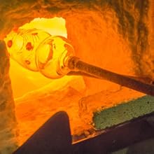 Borosilicate glass handmade