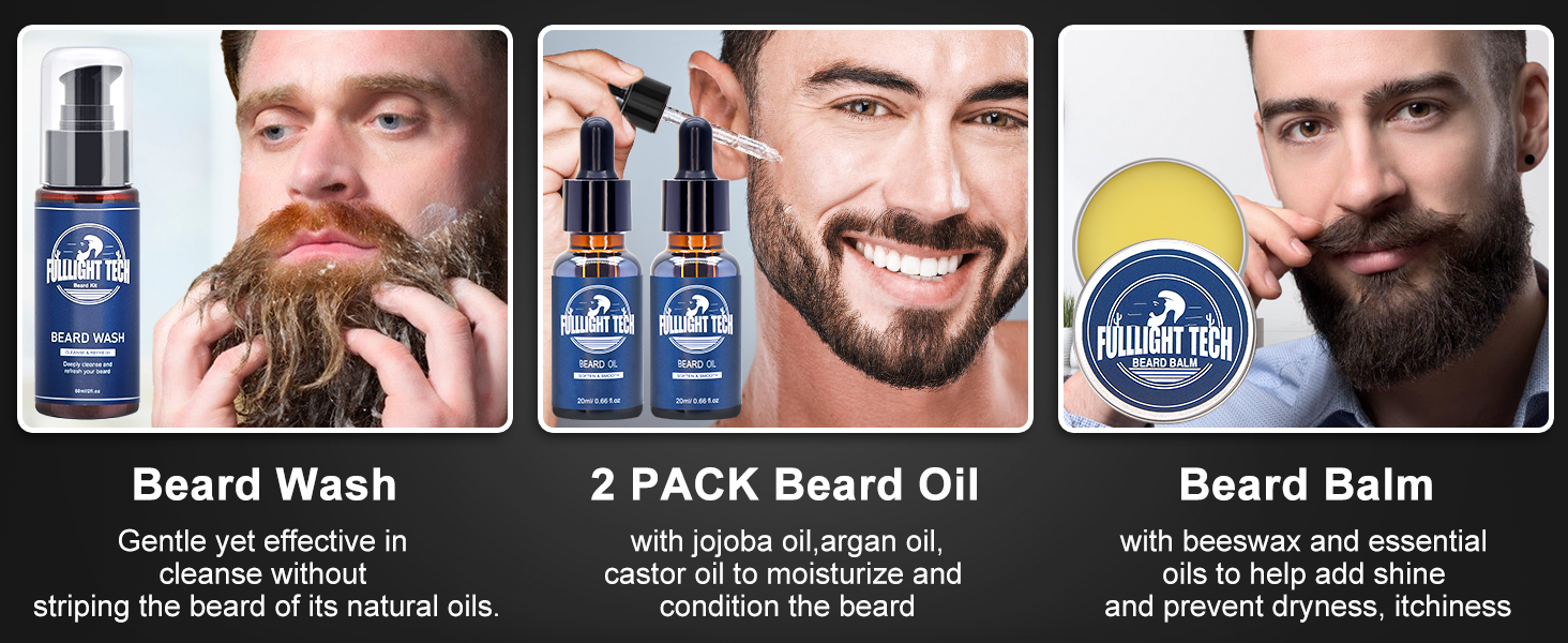 beard oil beard balm beard wash