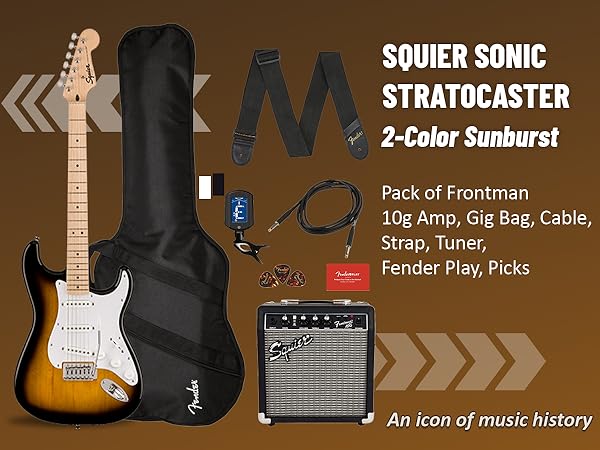 【USED】 Squier by Fenderエレキギター サンバースト Fender エレキギターFender フェンダー ストラトキャスター