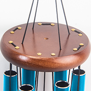 blue wind chime for outdoor