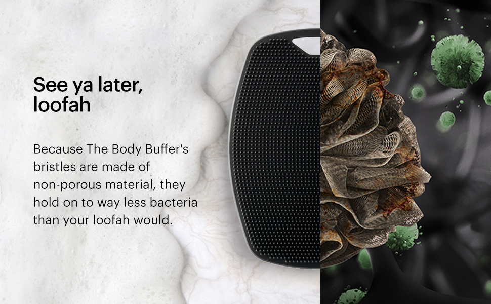 MANSCAPED™ The Body Buffer Premium Silicone Scrubber for Nourishing