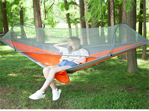 portable camping hammock with Mosquito net