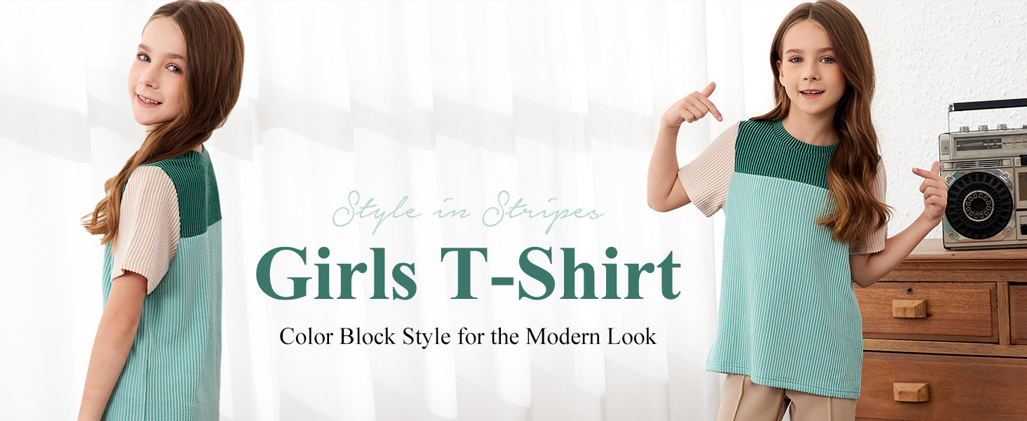 blibean tween girl shirt tops size 6 7 8 9 10 11 12 13 14 15 years old