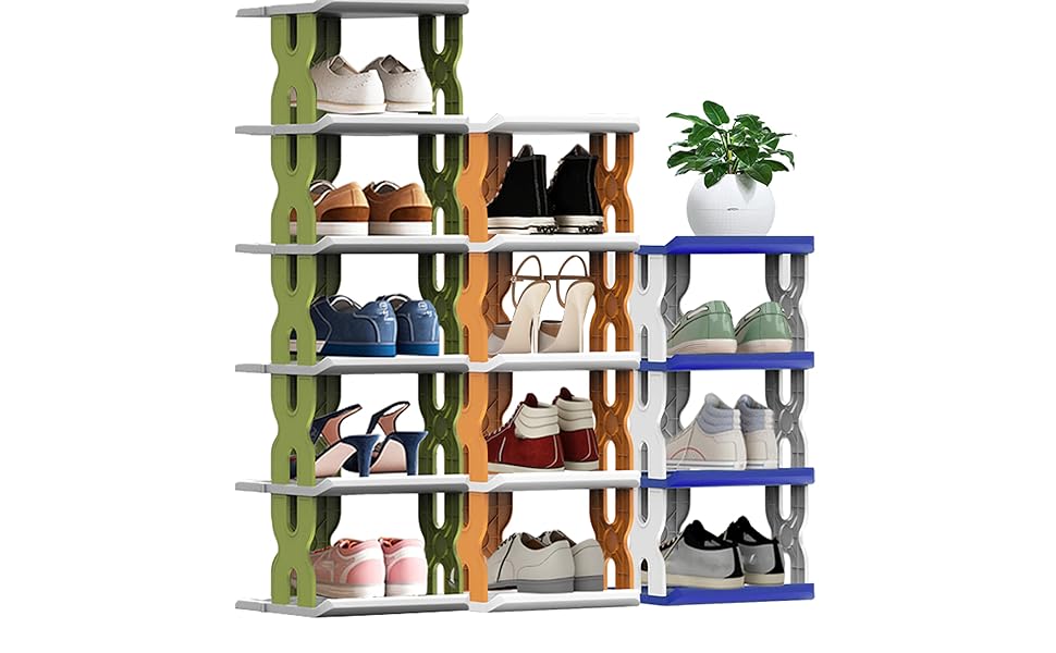 HUYFGDYSA Shoe Rack for Entryway, Narrow Vertical Easy