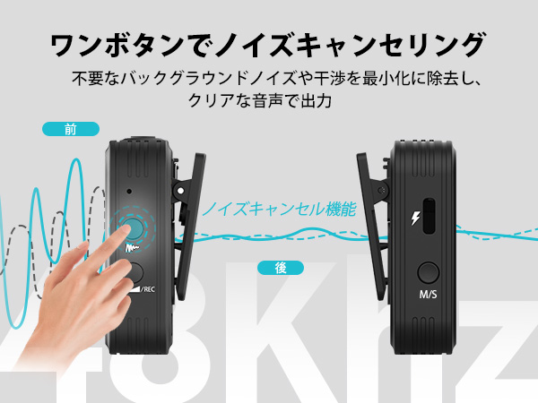 Amazon.co.jp: ワイヤレスマイク, SYNCO G2(A2) MEGA ピンマイク