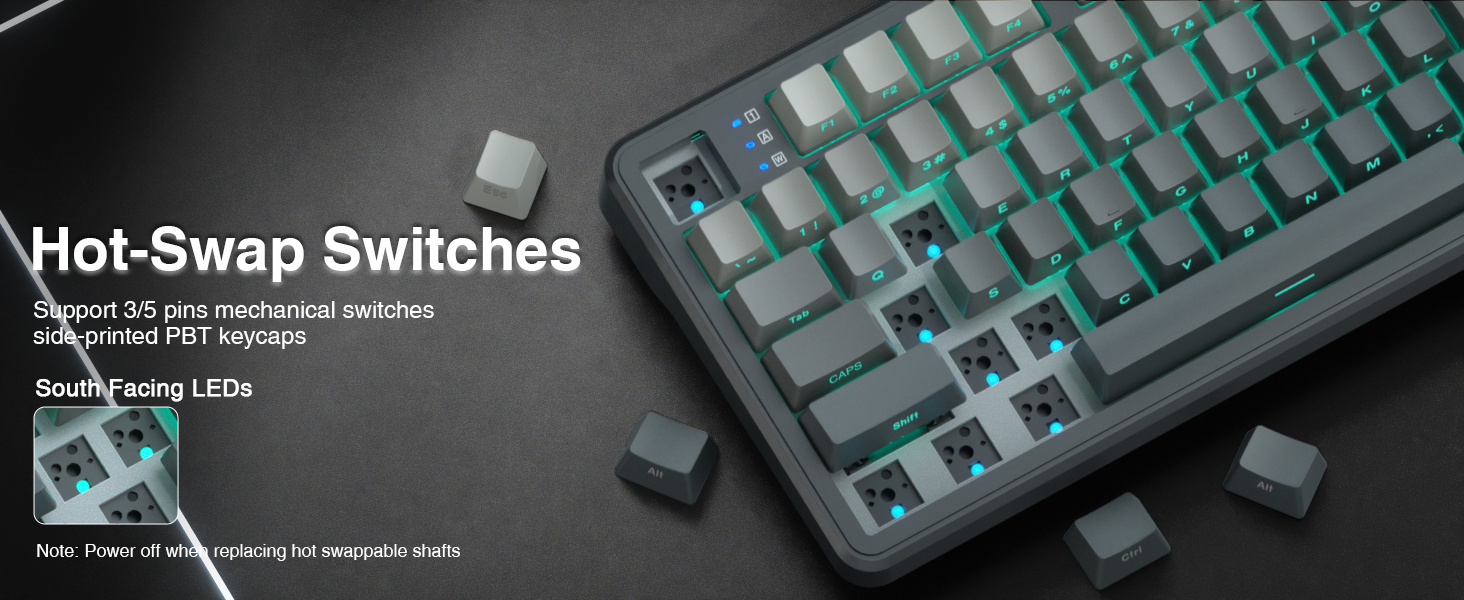 AULA F108 wireless gaming keyboard