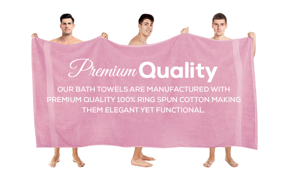 Utopia Towels Premium Jumbo Bath Sheet (90 x 180 cm, 2 Pack) 100