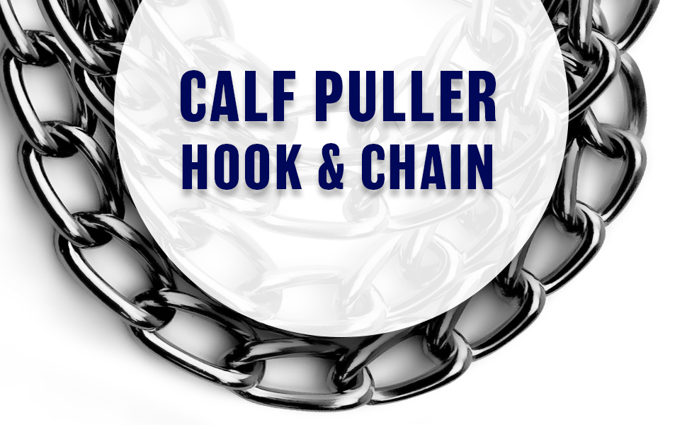 Calf Pulling Chains 60 OB Apparatus with 2 Handle Puller Hooks