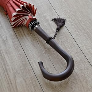 Amazon | 日本製 かさね 長傘 16本骨 55cm 甲州織両面 無地