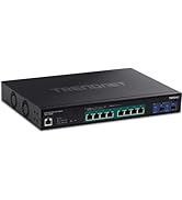 TRENDnet 10-Port Multi-Gig Web Smart PoE+ Switch, 8 x 2.5GBASE-T PoE+ Ports, 2 x 10G SFP+ Slots, ...