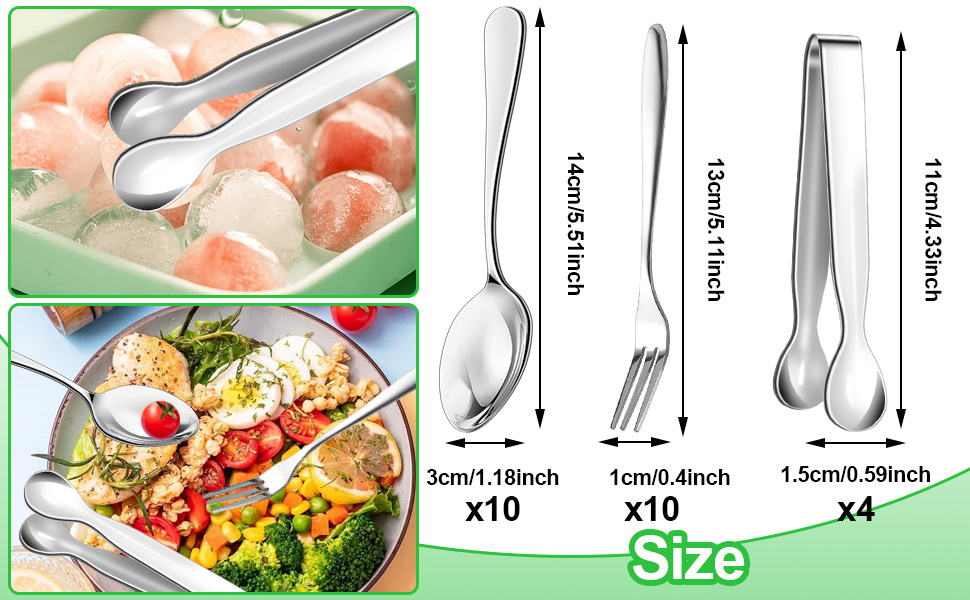 CACASO 24 Pieces Charcuterie Accessories,Stainless Steel