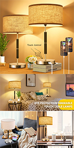 Set of 2 tall Table Lamps