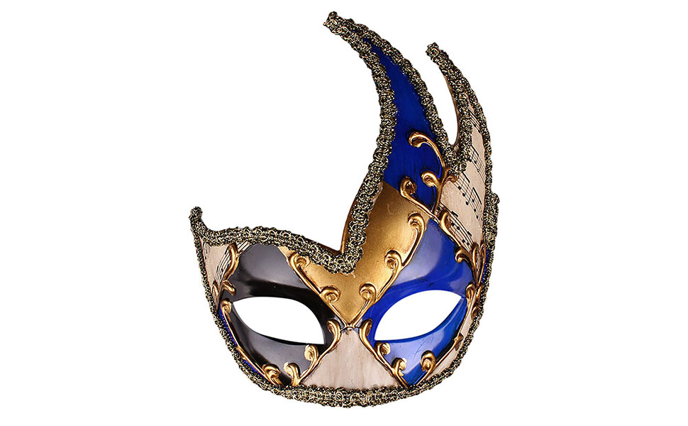 Amazon.co.jp: [RyuBits] 仮面 マスク 目元だけ ハロウィン 仮装