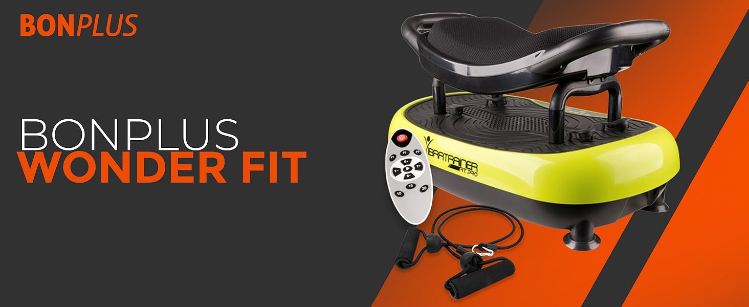Bonplus BP Plateforme Vibrante avec Siège Wonder Fit Rock n Fit